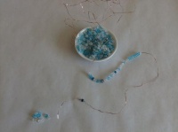 Beaded wire