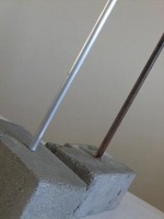 Brick on a stick