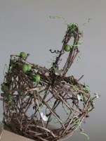 Large Open Weave Twig Basket