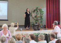 Mud!!! Floral Art Demonstration at the Rondebosch Flower Club, Cape Town, South Africa 