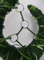 Making the lily grass harness