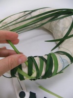 Looping the lily grass shape