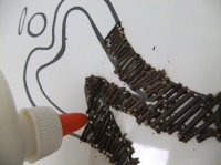 Twig and glue Angel