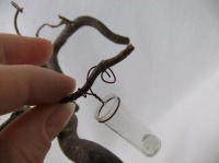 Butterfly feeler hooks for swinging test tubes