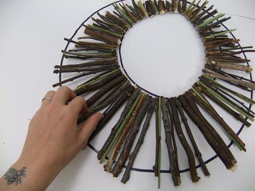 Space out all the twigs.