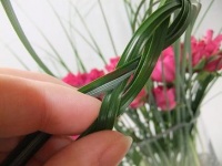 A plait, a braid or a French knot grass collar