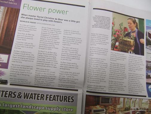 Christine de Beer North Shore News article . Christine de Beer North Shore News article .