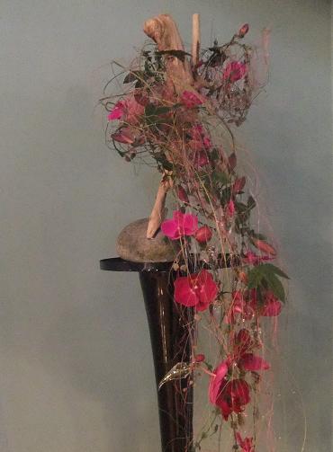 Driftwood perched on a river pebble for my waterfall design. Driftwood perched on a river pebble for my waterfall design.