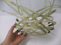 Midelino cane coil basket