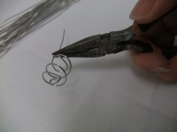 Spiked Wire test tube catchers