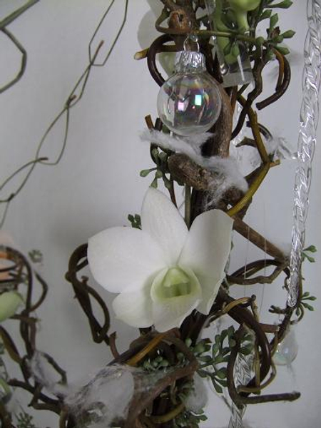 Christmas crystal chandelier.