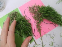 Green Trick Floral Wings
