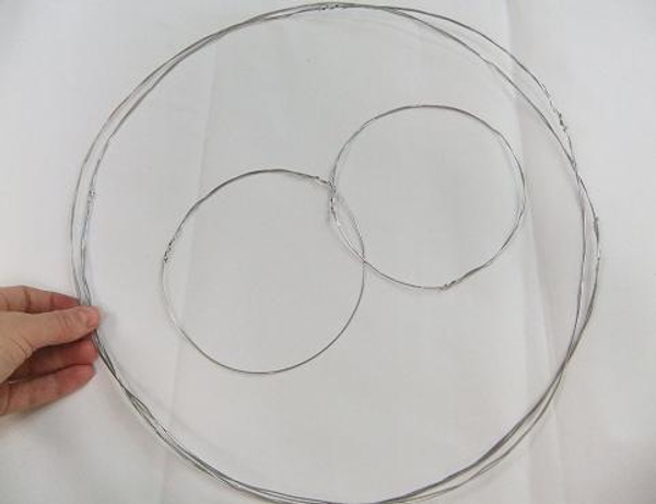 And two large wire circles