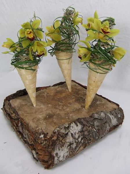 Floral craft cone designs