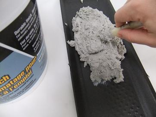 Scoop out the cement into a bowl, tray or mould