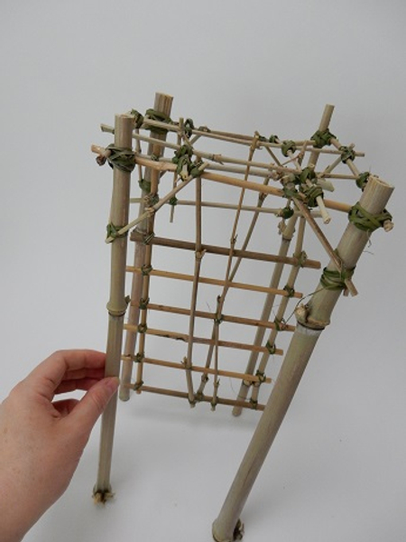 Bamboo panel and armature ready to design with