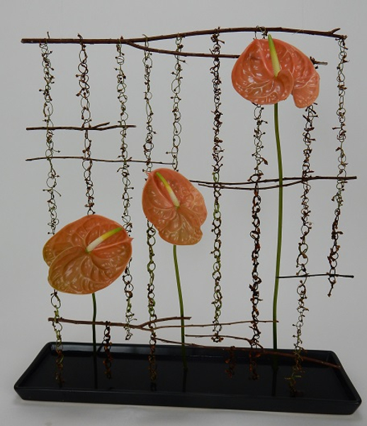 Chain of Thought floral art design