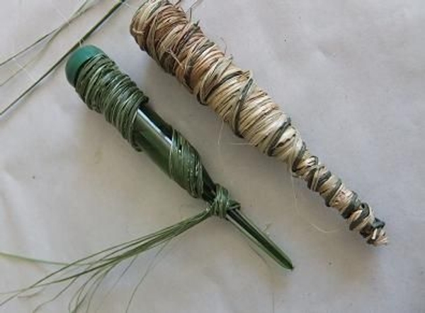 Cover a test tube with Flax Cover a test tube with Flax