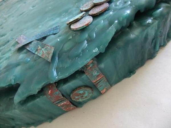 Wax foundation- patina copper Wax foundation- patina copper