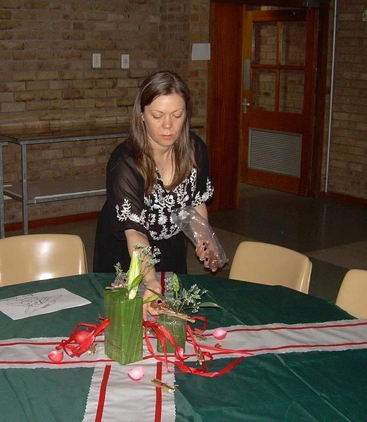Easter Parade red table Easter Parade red table
