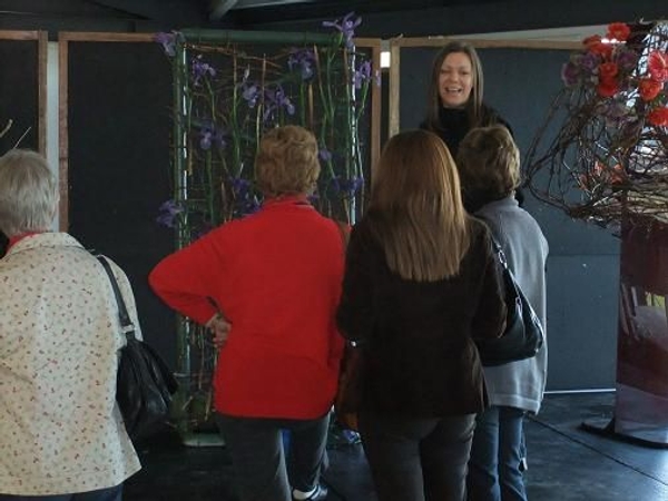 Floral Art Demonstrator Christine de Beer