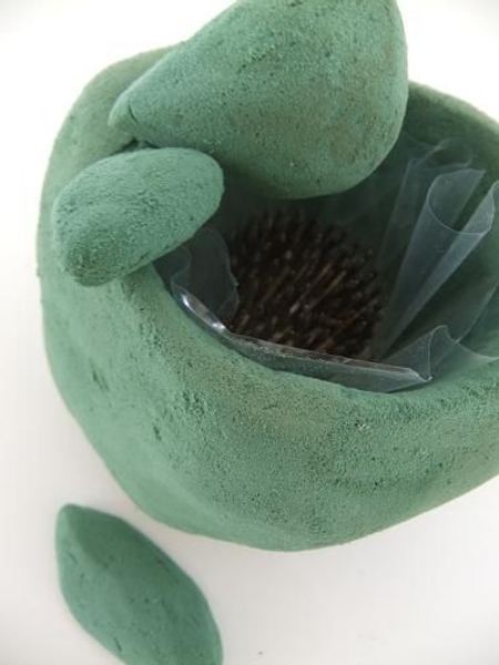 Carved Oasis Receptacle for floral art design Carved Oasis Receptacle for floral art design