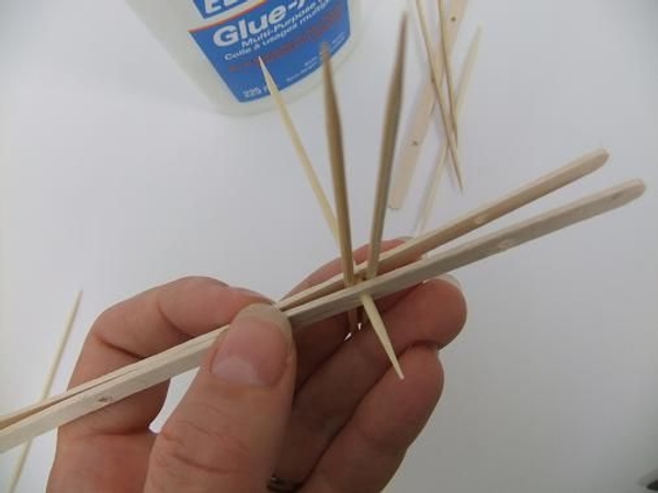 Making the fan- measure the space between the slats Making the fan- measure the space between the slats