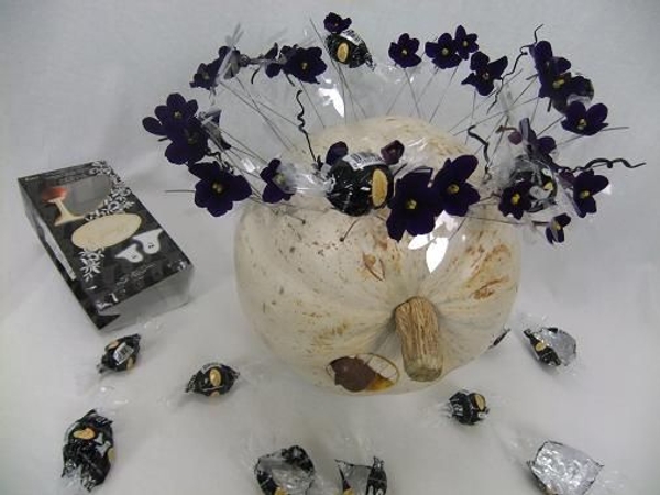 Floral Art Halloween Trick a levitating Treat Design Floral Art Halloween Trick a levitating Treat Design