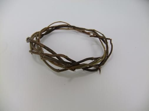 Basic wreath shape made out of willow twigs Basic wreath shape made out of willow twigs
