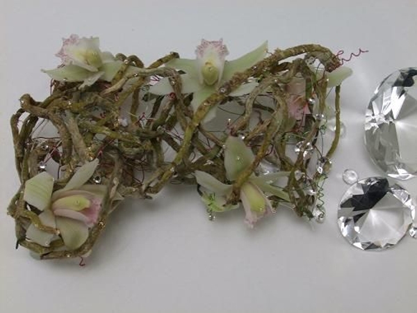 Jack Frosts Christmas stocking made from orchid roots Jack Frosts Christmas stocking made from orchid roots