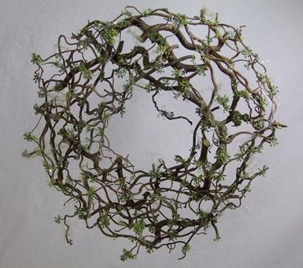 Forest Filigree Christmas wreath floral art design Forest Filigree Christmas wreath floral art design