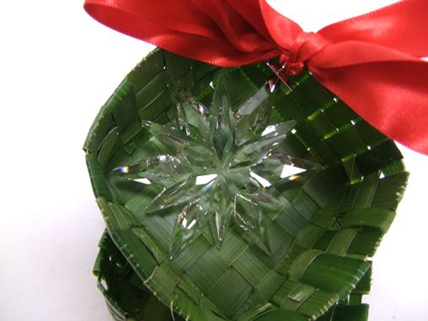 Inside the box- the 2011 Swarovski Snowflake Christmas Star!