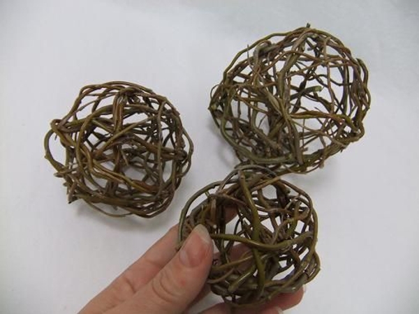 Three willow spheres done and ready to design with Three willow spheres done and ready to design with