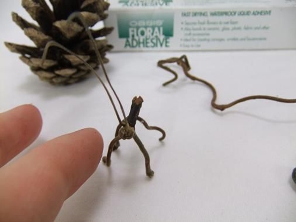 Balance the love bug on tiny twig legs. Balance the love bug on tiny twig legs.