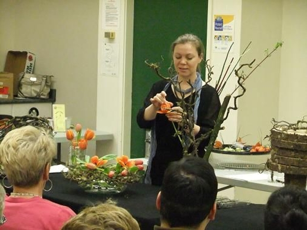 Floral Art demonstration at The Capilano Flower Arrangers club- A Floral Fabel. Floral Art demonstration at The Capilano Flower Arrangers club- A Floral Fabel.