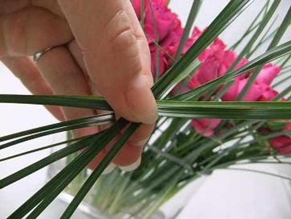 Cross the outer grass sections. Cross the outer grass sections.