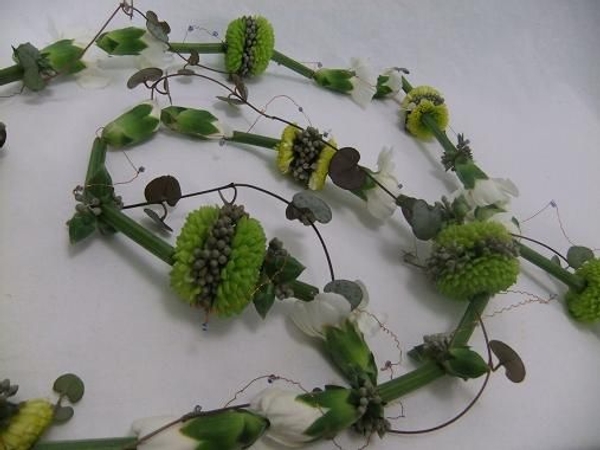Floral lariat necklace. Floral lariat necklace.