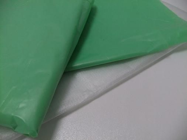 Large plastic sheets or a shower curtain. Large plastic sheets or a shower curtain.