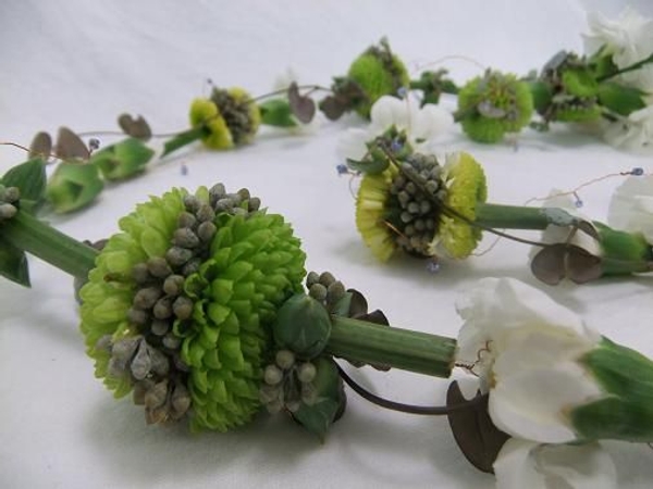 Long Floral lariat necklace. Long Floral lariat necklace.