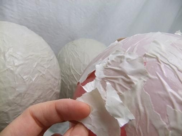 Make a third Hatched Papier Mache Easter Egg . Make a third Hatched Papier Mache Easter Egg .