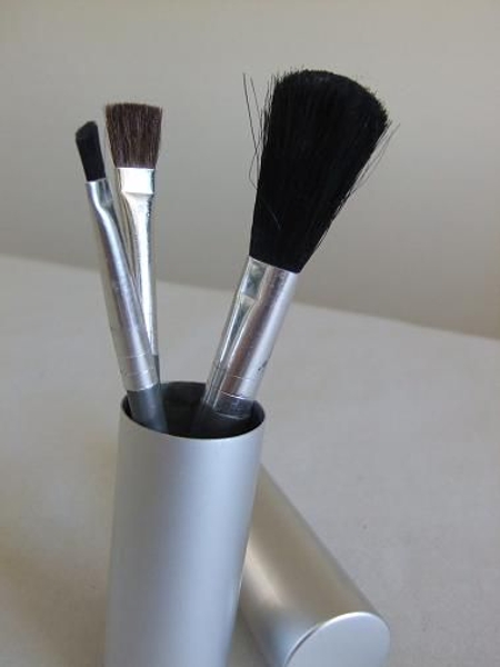 Makeup brush set in my tool bag Makeup brush set in my tool bag