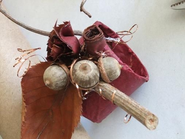 Autumn serviette rings. Autumn serviette rings.
