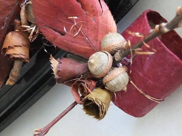 I also made roses from autumn leaves I also made roses from autumn leaves