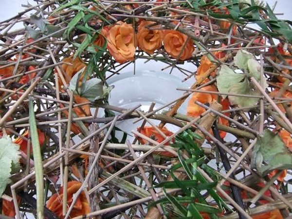 Overgrown and undisturbed roses