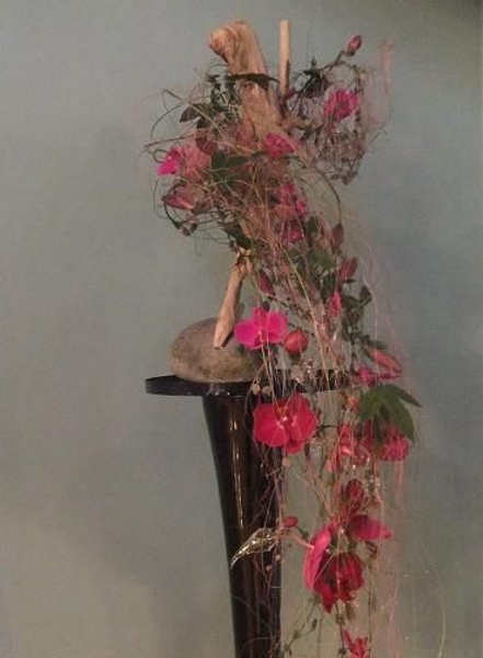 Driftwood perched on a river pebble for my waterfall design. Driftwood perched on a river pebble for my waterfall design.