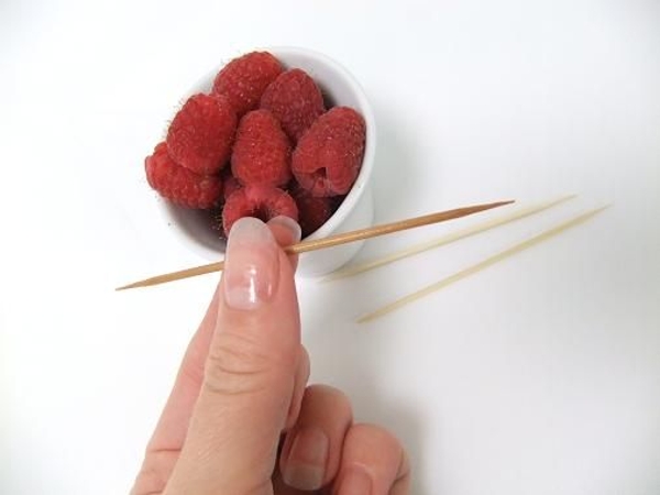 For a red stain use Raspberries. For a red stain use Raspberries.