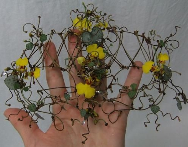 Floral art Cherry twig Masquerade Masque. Floral art Cherry twig Masquerade Masque.