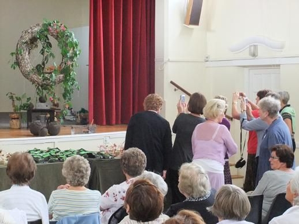 Mud!!! Floral Art Demonstration at the Rondebosch Flower Club, Cape Town, South Africa Mud!!! Floral Art Demonstration at the Rondebosch Flower Club, Cape Town, South Africa