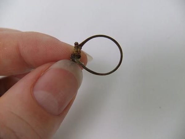 Slowly bend the twig to form a perfect loop. Slowly bend the twig to form a perfect loop.