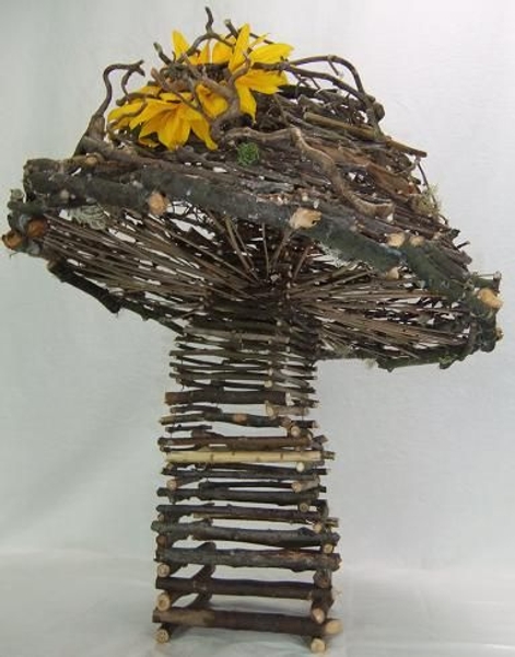 Twig mushroom with attitude. Twig mushroom with attitude.